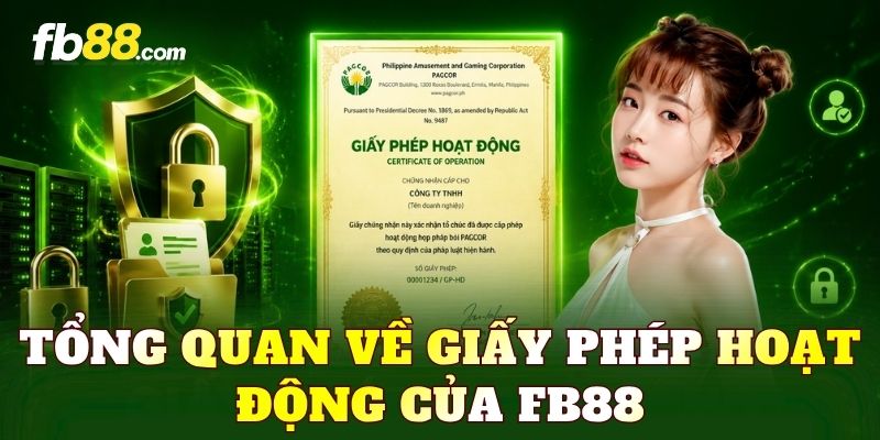 Tổng quan về giấy phép hoạt động của FB88