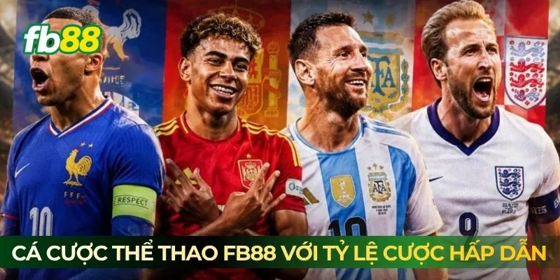 Cá cược thể thao FB88 với tỷ lệ cược hấp dẫn Cá cược thể thao FB88 với tỷ lệ cược hấp dẫn